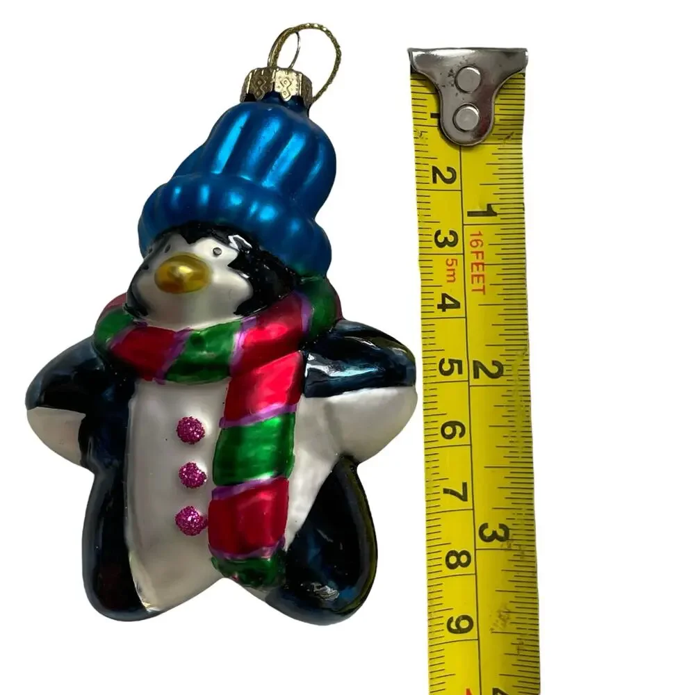 Thomas Pacconi Museum Series Penguin Ornament Glass Christmas Retired Vtg READ